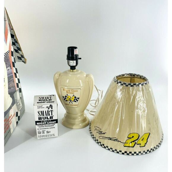 Jeff Gordon Racing #24 World Class Trophy Team Lamp RARE NOS Nascar VINTAGE - Picture 6 of 11
